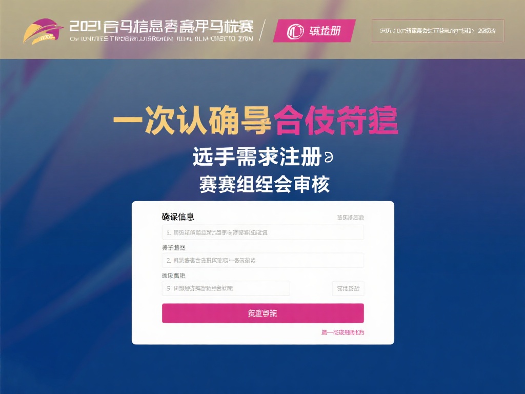 一旦确认符合条件，选手需要注册，并提交详细信息以便