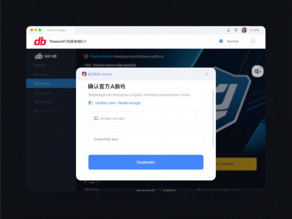 确认官方地址
在遇到问题时，第一时间检查db电竞